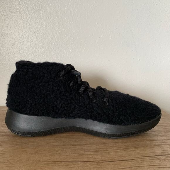 NEW Allbirds Wool Runner Up Mizzle Double Fluff Womens 8 Black Machine Washable - Picture 10 of 12